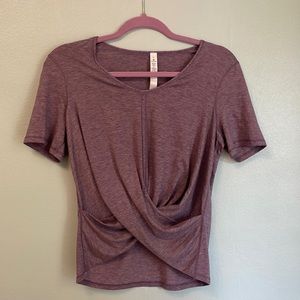 Lululemon Cropped Cross Over Top